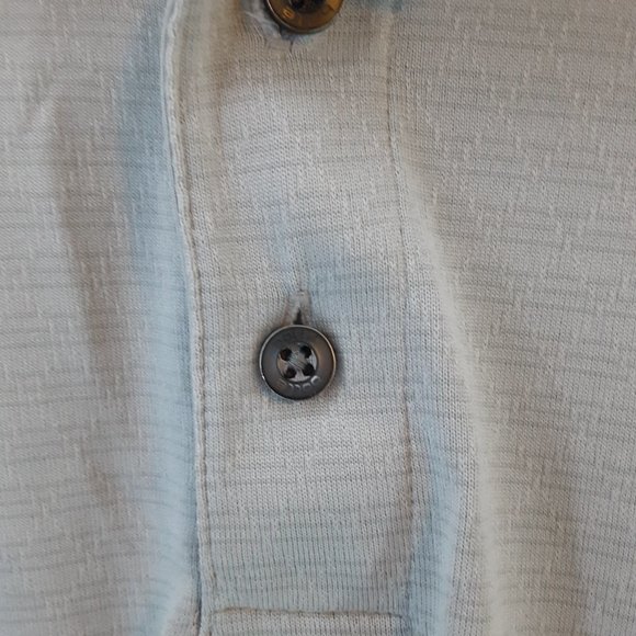 Bolle Men's Polo Short Sleeve Golf Shirt Gray Button Top Size X-Large - Picture 4 of 8